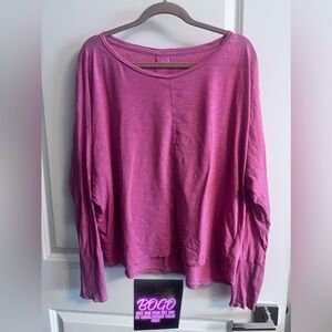 Pink loose-fitting shirt - great for a project!